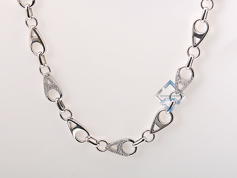 Asprey Fabulous 18K White Gold Diamond Necklace  