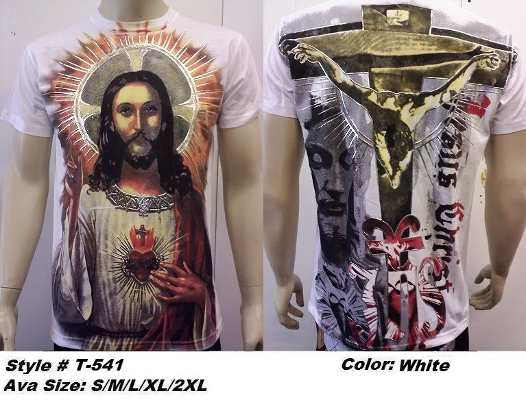 Full Print Jesus, t shirt , made in USA Style# T 541  