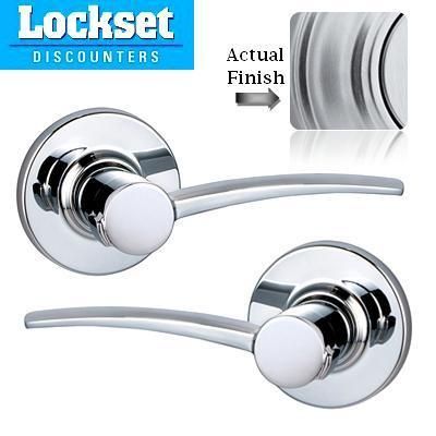 Weiser Katara Satin Chrome Passage Privacy Levers  