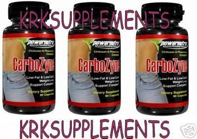 3x CarboZyne Combined Fat Blocker & Carb Blocker 0610585456392  