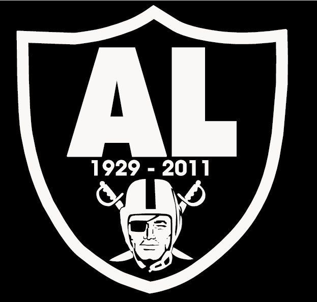 Al Davis T Shirt Oakland Raiders Nation Tribute Silver Black L.A 