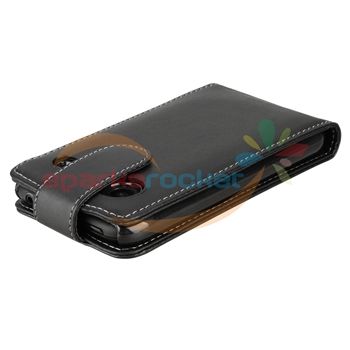 Leather Flip Case Skin Cover Pouch for HTC Incredible S 2 Droid 