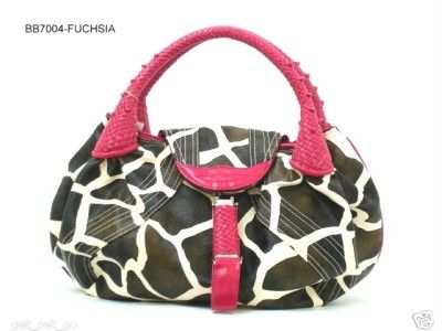 Pink Spy Purse designer Inspired giraffe bag handbag  