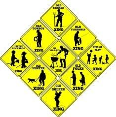 People) Xing Signs Funny Novelty Crossing New  