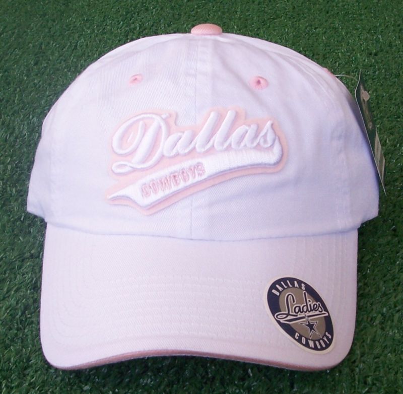 Dallas Cowboys Womens Pink White Hat Cap Reebok New  