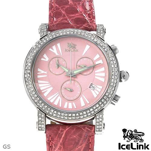 ICE LINK LY1SL Swiss Movement Chronograph Date Water Resistant Ladies 