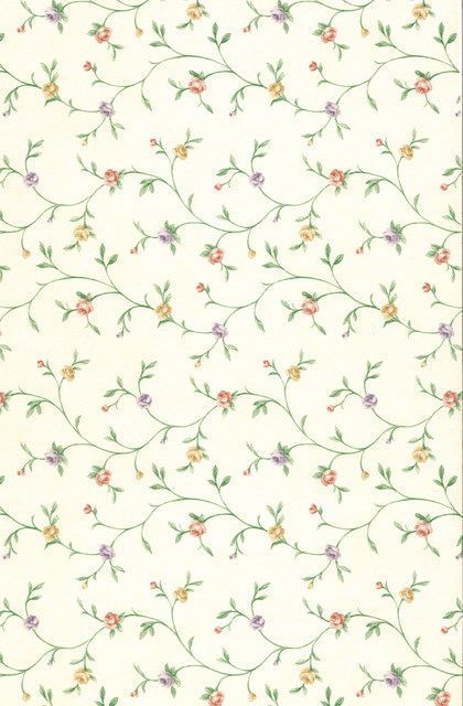 WALLPAPER SAMPLE Country Chic Small Floral  